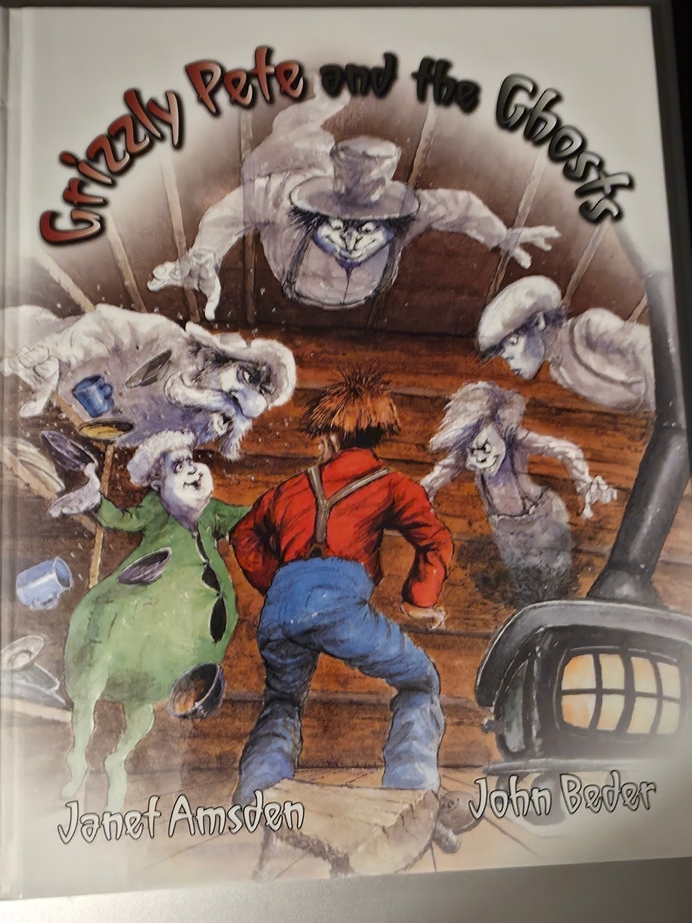 4/$25 Deal! Vintage Grizzly Pete and the Ghosts Book - Canadian Author